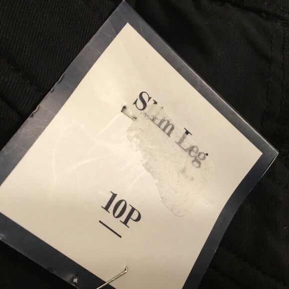 NWT. Charter Club Black Pants Sz. 10P - Picture 6 of 9